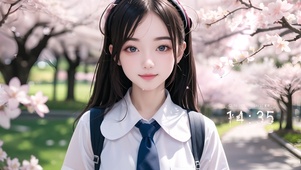清纯樱花学姐