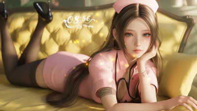 带着一种不染尘埃的飘逸感