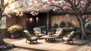 阳光庭院