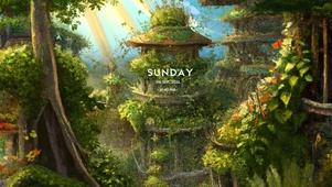 护眼绿色风景