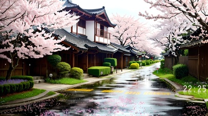 樱花道雨