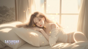 她的眼神清澈如水