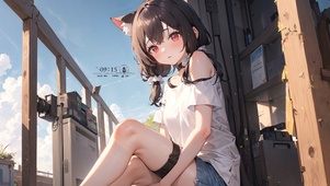 4K清纯可爱猫耳少女