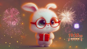 新年送礼兔兔