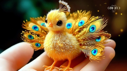 金羽开屏-财源广进耀乾坤