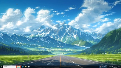 4K唯美春天公路主题