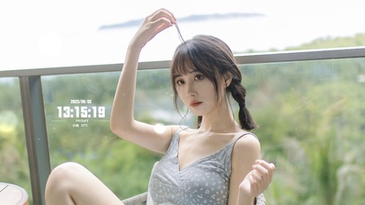 4K清纯双马尾美女