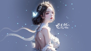 星辰晶蝶少女