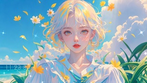 4K 绚烂女孩