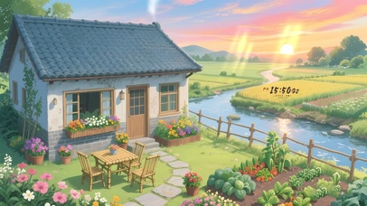 怀旧复古童年小院