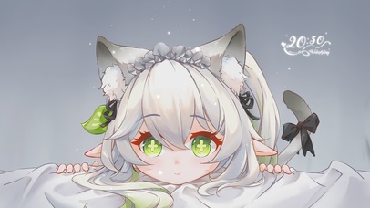 唯美治愈清纯可爱猫女