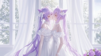 雪墨壁纸丨刻晴丨唯美礼服丨