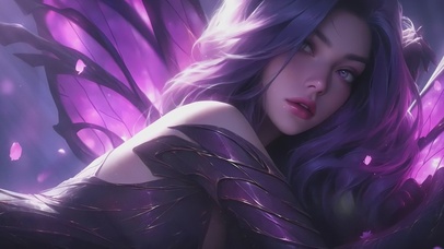 动态，清纯美女KDA卡莎