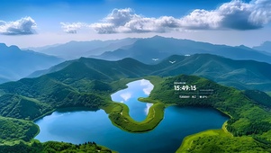 自然美景