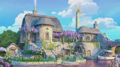 4K唯美治愈浪漫花园木屋