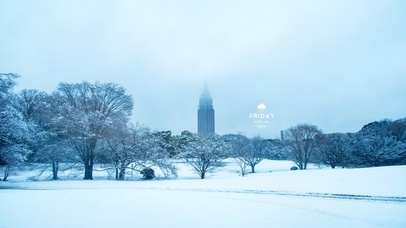 6K 超清治愈【郊外的雪】