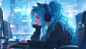电竞猫耳女孩