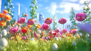 护眼绿色草地