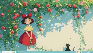 宫崎骏相遇在鲜花盛开的春天