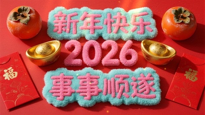 新年快乐，事事顺遂