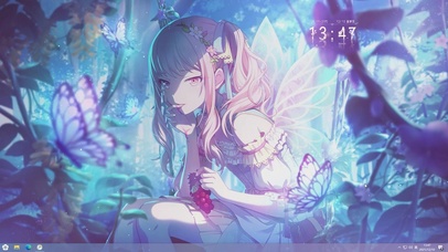 梦幻蝴蝶少女主题