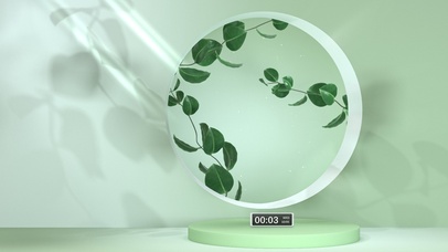 4K 绿植小清新北欧风