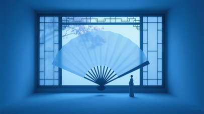 安静治愈 扇子