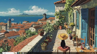 卡通插画AI壁纸-桌面主题