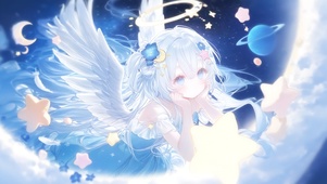 治愈动漫可爱少女梦幻云萌妹萝莉