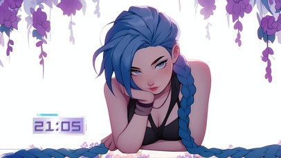 4K 紫藤花下金克斯