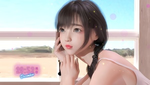 可爱马尾少女