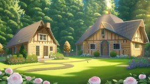 花园中的小屋