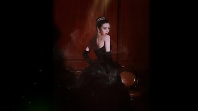 迪丽热巴  赫本风