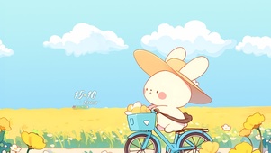 快乐骑行小兔