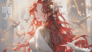 少女与白鸽