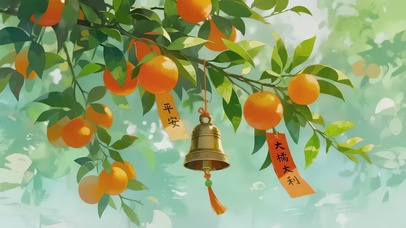 清新护眼祈福桌面