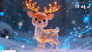 幸运小鹿 带给你幸运之光