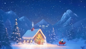 圣诞飘雪夜