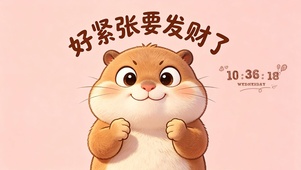 好紧张要发财了