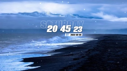 清晨的海  壁纸