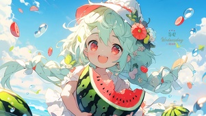 夏季西瓜宝宝