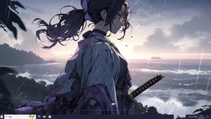 紫色少女