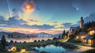 4K唯美治愈傍晚乡村美景