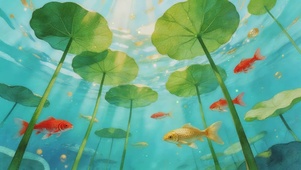 锦鲤游过，好运自来