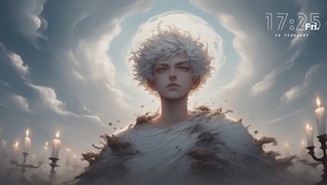 白毛少年