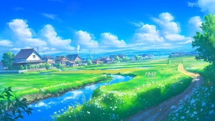 夏风吹遍小镇