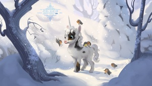 雪中萌宠
