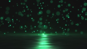 唯美萤火粒子海洋