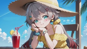 爱吃冰激凌的小萝莉