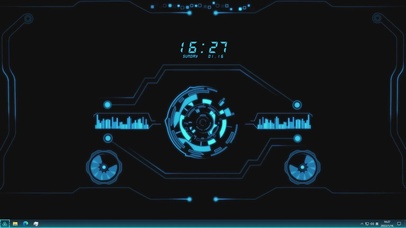 科技HUD桌面主题